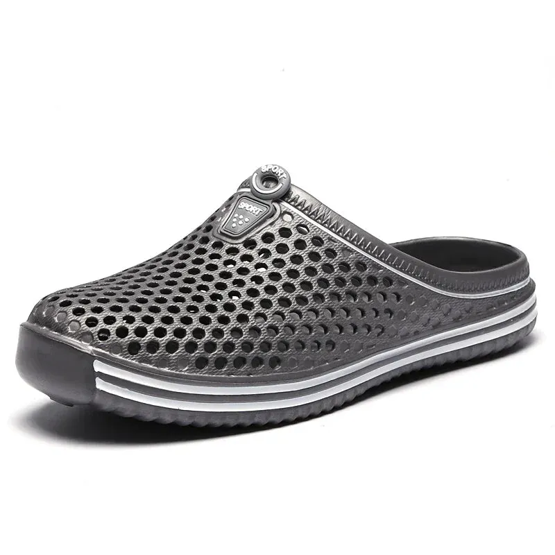 2024 New Men Summer Slippers High Quality Non Slip Beach Shoes For Women Breathable Couples Fashion Comfortable Garden Shoes