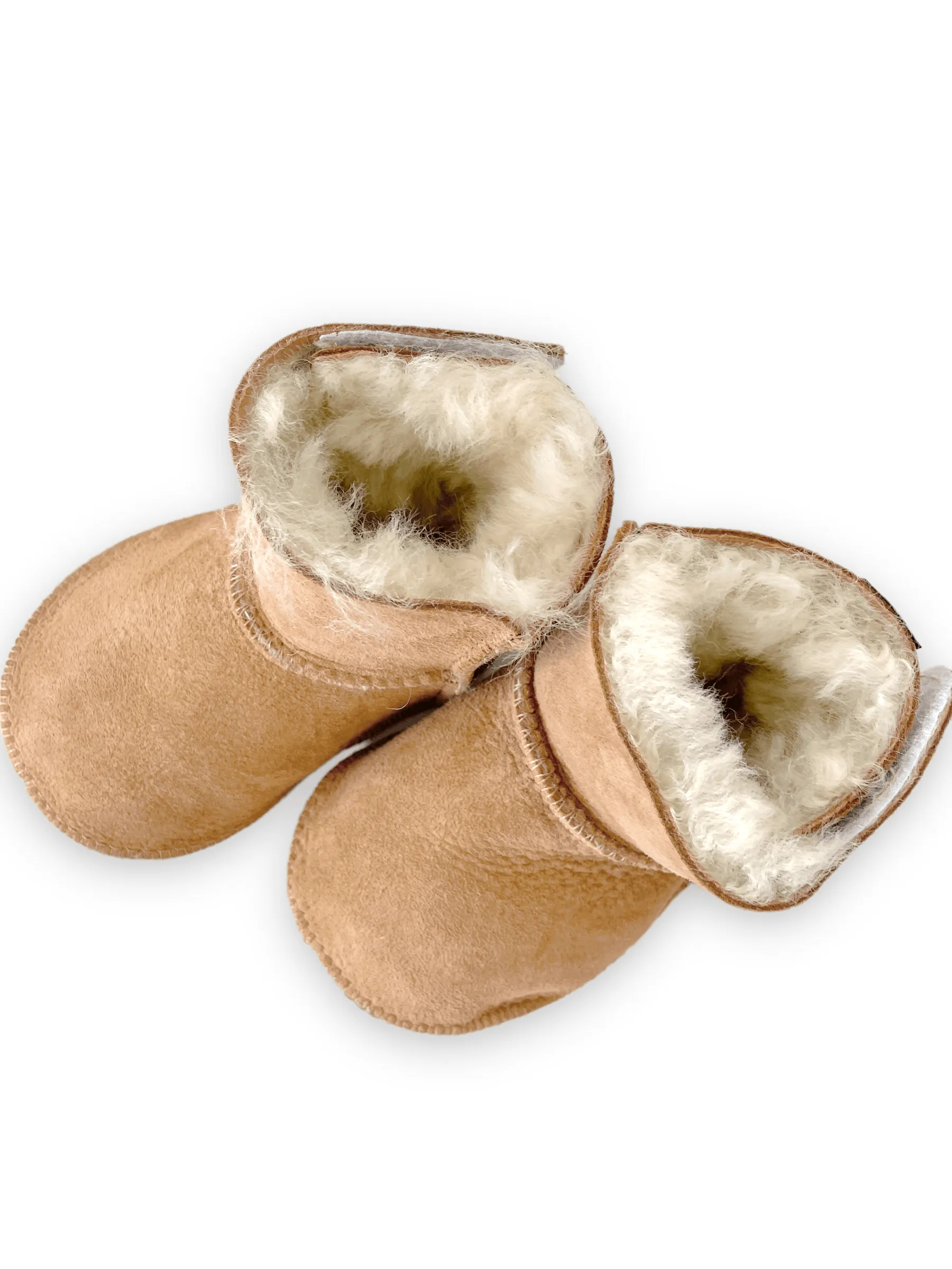 Beige Baby Natural Sheepskin Boots