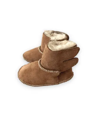 Beige Baby Natural Sheepskin Boots