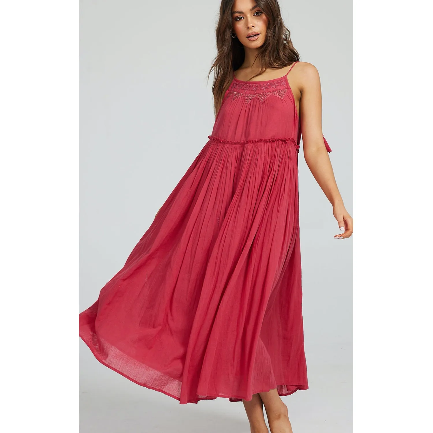 Dress Raja - Garnet Rose