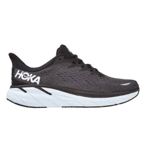 Hoka Clifton 8 Mens Wide | Black / White