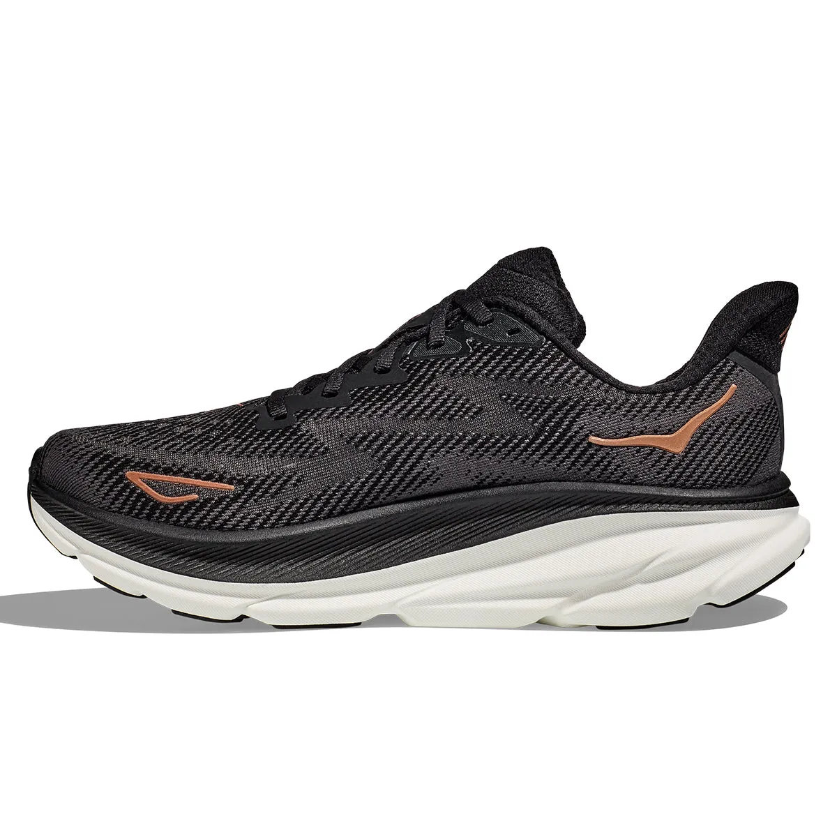 Hoka Clifton 9 Womens | Black / Copper