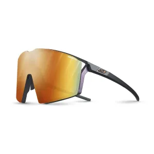 JULBO Edge Sunglasses - Matte Black - Iridescent Iris / REACTIV 1-3 LA