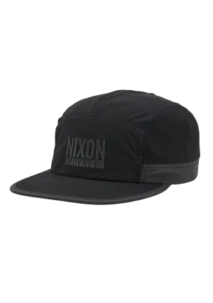 Night Runner Strapback Hat - Black