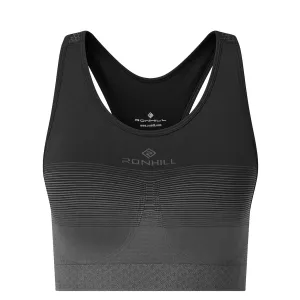 Ronhill Seamless Bra Womens | Black/carbon