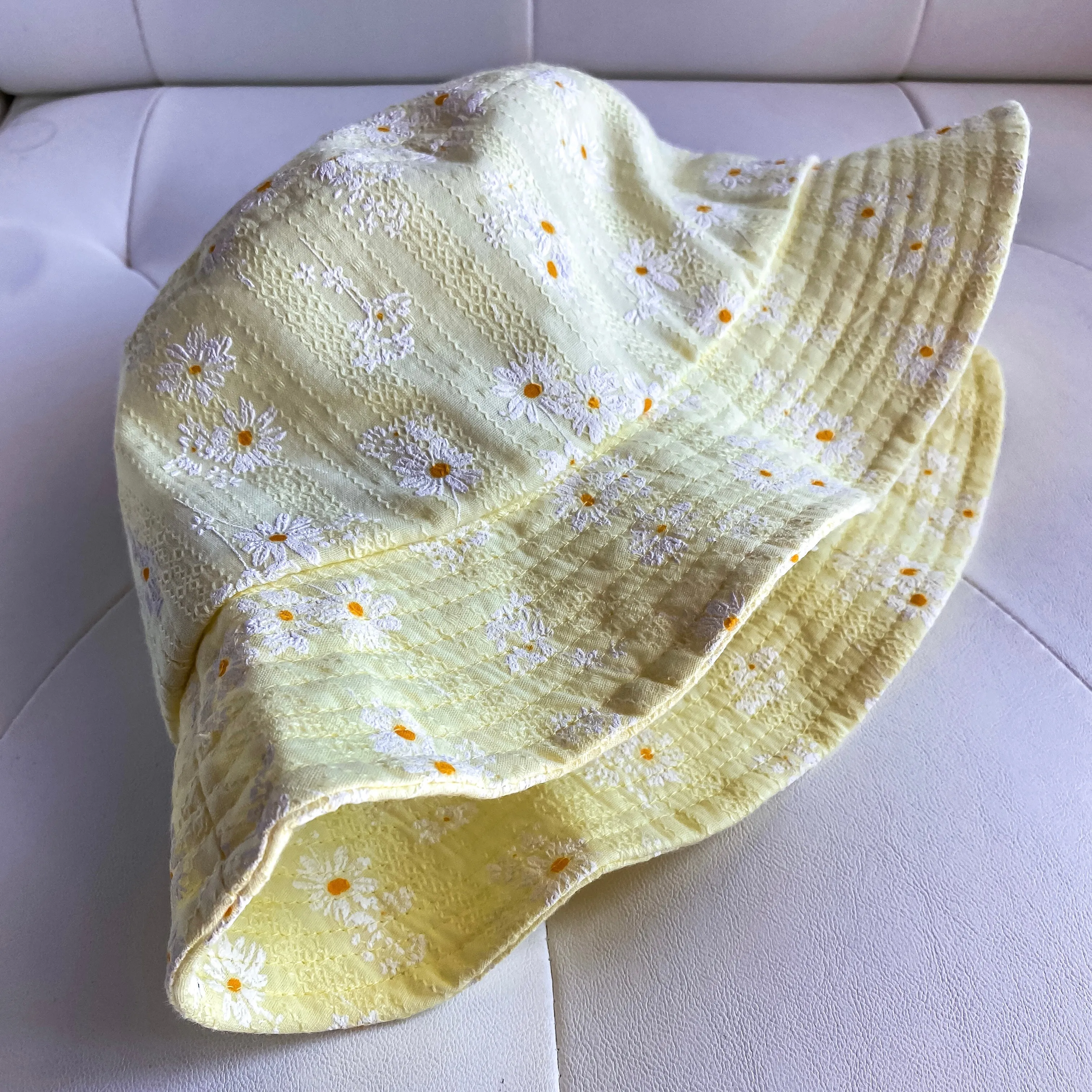 Yellow Daisy Bucket Hat